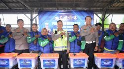 Polantas Menyapa di Sukabumi, Kakorlantas Perkuat Kolaborasi Humanis dengan Ojol Jelang May Day