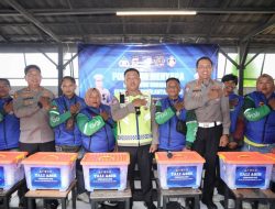 Polantas Menyapa di Sukabumi, Kakorlantas Perkuat Kolaborasi Humanis dengan Ojol Jelang May Day