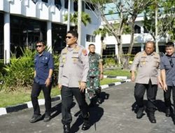 Kapolda Kaltara Tinjau Lokasi Kantor Bupati Bulungan Pasca Kebakaran