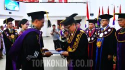 Dedikasi di Bidang Kemaritiman dan Kebangsaan Bawa Laksdya Erwin Raih Gelar Doktor Honoris Causa Dari Universitas Sam Ratulangi