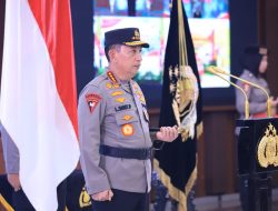 Polri Laksanakan Kenaikan Pangkat 87 Perwira Tinggi, Empat Perwira Raih Bintang Tiga