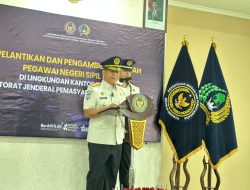 Resmi Jadi PNS, 10 Pegawai Ditjenpas Jateng Disumpah; Kakanwil Tegaskan Integritas Tak Bisa Ditawar