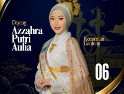 Membawa Misi Besar, Azzahra Putri Aulia Siap Harumkan Nama Kecamatan Gantung di Ajang Bujang Dayang Belitung Timur 2026
