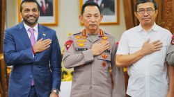Kapolri Terima Audiensi Direktur FBI, Perkuat Kerja Sama Penanggulangan Kejahatan Transnasional