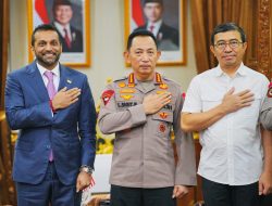 Kapolri Terima Audiensi Direktur FBI, Perkuat Kerja Sama Penanggulangan Kejahatan Transnasional