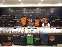 Polda Metro Jaya Ungkap 8.698 Cartridge Mengandung Narkoba Jaringan Internasional