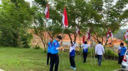 3.000 Bendera Merah Putih Berkibar di Perbatasan RI-Malaysia, Jagoi Babang Tegaskan NKRI Harga Mati