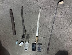 Brimob Polda Metro Jaya Gagalkan Tawuran di Cilincing, Diamankan 5 Terduga Pelaku, 2 Parang dan Stik Golf
