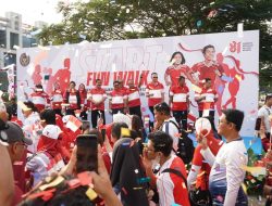 Rayakan HUT ke-81 RI, Menimipas Agus Andrianto Buka Fun Walk dan Aksi Sosial di Tangerang
