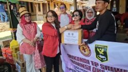 70 Rumah Ludes Dilalap Api, Srikandi TP Sriwijaya DKI Jakarta Salurkan Bantuan untuk Warga Kasepuhan Ciptamulya