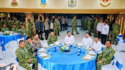 Menko Polkam, Kapolri dan Pimpinan Lembaga Negara Perkuat Kebersamaan di Mabes TNI AL
