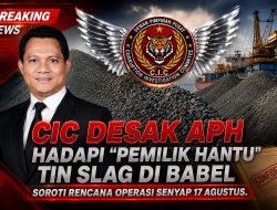 BREAKING NEWS: Ribuan Ton Tin Slag Diduga Akan Dipindahkan Saat HUT RI, CIC Desak APH Bertindak