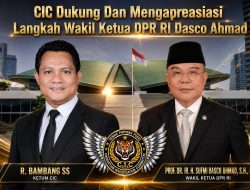 CIC Apreasiasi Komitmen Dasco Ahmad Sahkan RUU Perampasan Aset 15 Desember 2026