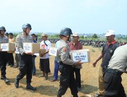 Tupdasbhara Siswa Diktukba SPN PMJ Wujudkan Semangat Bhayangkara Peduli Sosial