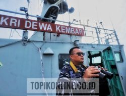 KRI Dewa Kembar-932 Dilibatkan Dalam Operasi SAR Jurnalis Hilang Kontak di  Perairan Anak Krakatau
