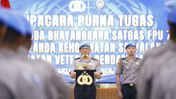 Wakapolri Pimpin Upacara Purna Tugas FPU 7 Minusca, 140 Personel Terima Penghargaan