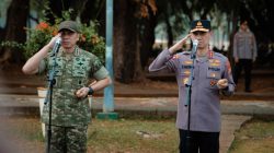 Sinergitas Polri-TNI, Polda Metro Jaya Gelar Apel Kesiapan Pengamanan Aksi Kedepankan Pelayanan Humanis