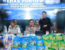 Dirtipideksus Bareskrim Polri Ungkap 1.194 Kemasan Beras Fortifikasi Tak Sesuai Label