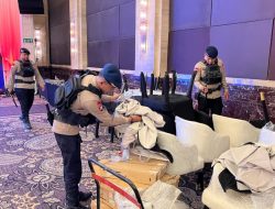 Jelang Konferensi Ekonomi Kreatif, Brimob Sterilisasi Area Hotel Kempinski