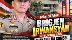 Belum 50 Tahun, Brigjen Irwansyah Ditunjuk Jadi Wakapolda Sumsel