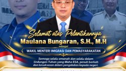 Prabowo Lantik Maulana Bungaran Jadi Wamen Imipas, Kursi yang Lama Kosong Kini Terisi