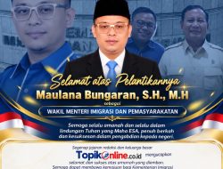 Prabowo Lantik Maulana Bungaran Jadi Wamen Imipas, Kursi yang Lama Kosong Kini Terisi