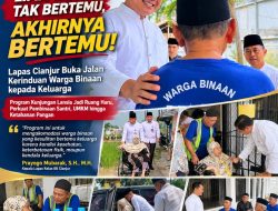 Lima Tahun Tak Bertemu, Lapas Cianjur Buka Jalan Kerinduan Warga Binaan kepada Keluarga