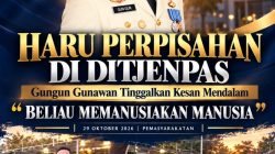 Haru Perpisahan di Ditjenpas, Gungun Gunawan Tinggalkan Kesan Mendalam: “Beliau Memanusiakan Manusia”
